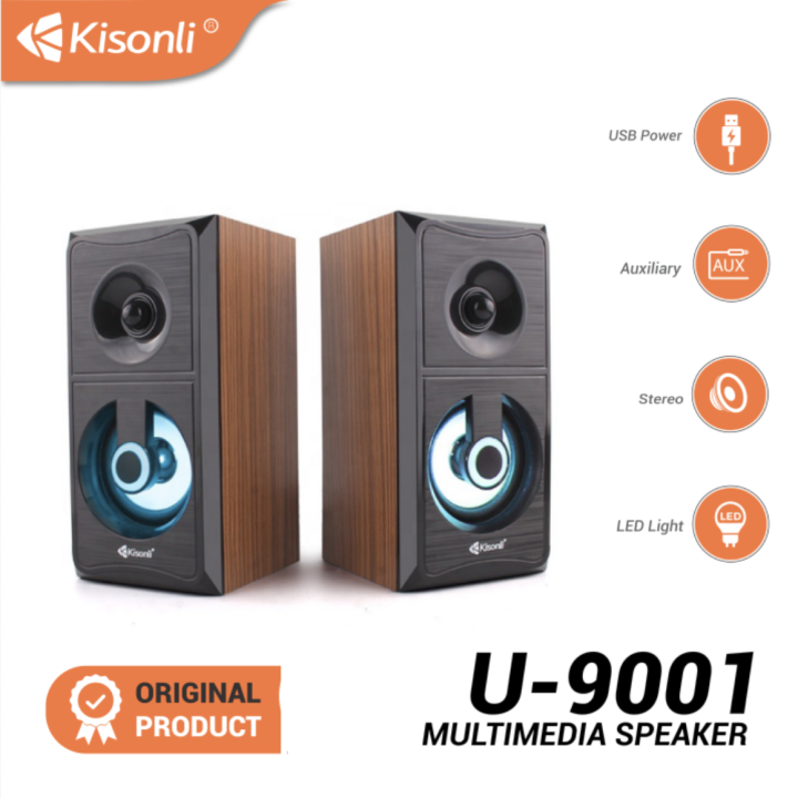 KISONLI U-9001 USB Multimedia Speaker For Computer Laptop