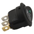TWEXQNY-Round 3 Pin Rocker / Parking Off Switch Front Rear Walking Sensor. 