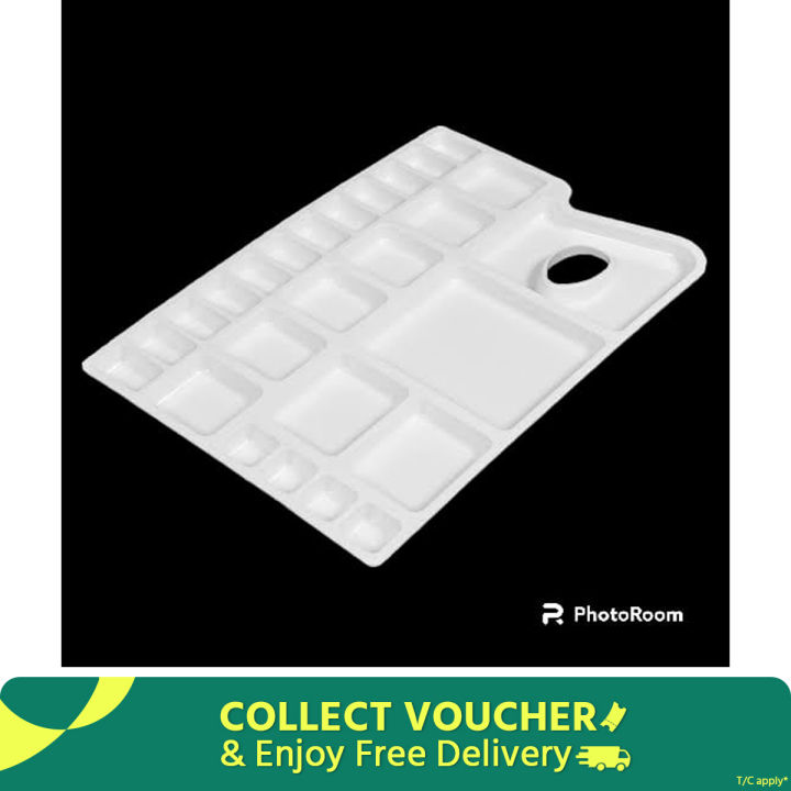 Colour Mixing Palette Rectangle Shape 1 pes