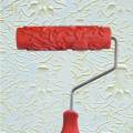 7-Inch Wall Patterned Paint Roller, with Applicator, Home Decorative Wall Decorative Painting Decor Tool. 