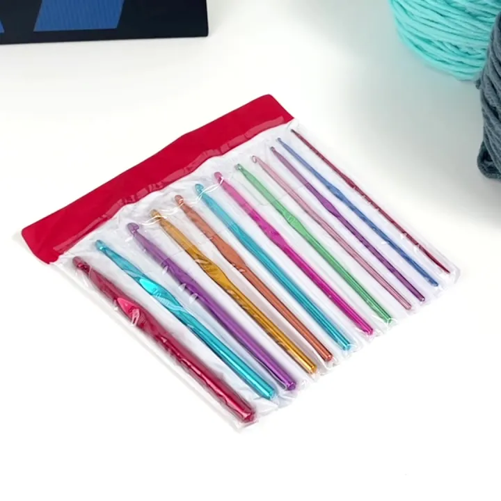 12PCS%20Aluminum%20Crochet%20Hooks%20Knitting%20Needles%20Crochet%20Hooks%20Set%20Arthritic%20Hands%20Multicolor%20Crochet%20Needles%20for%20Yarn%20Craf%20-%20Image%206