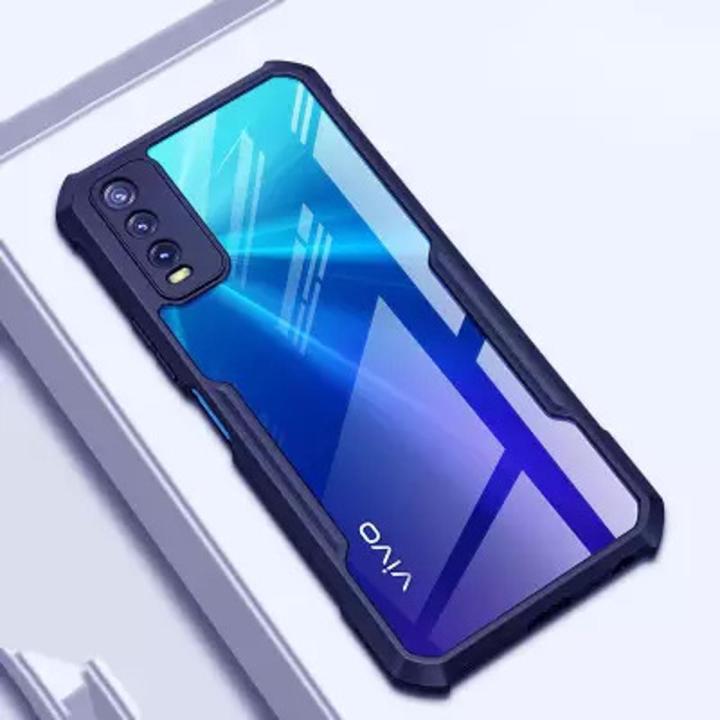 For Vivo Y12s Shockproof Airbag Protective Mobile Cover Back Cover casing - Camera - Camera (Back Case Cover For Smartphone)