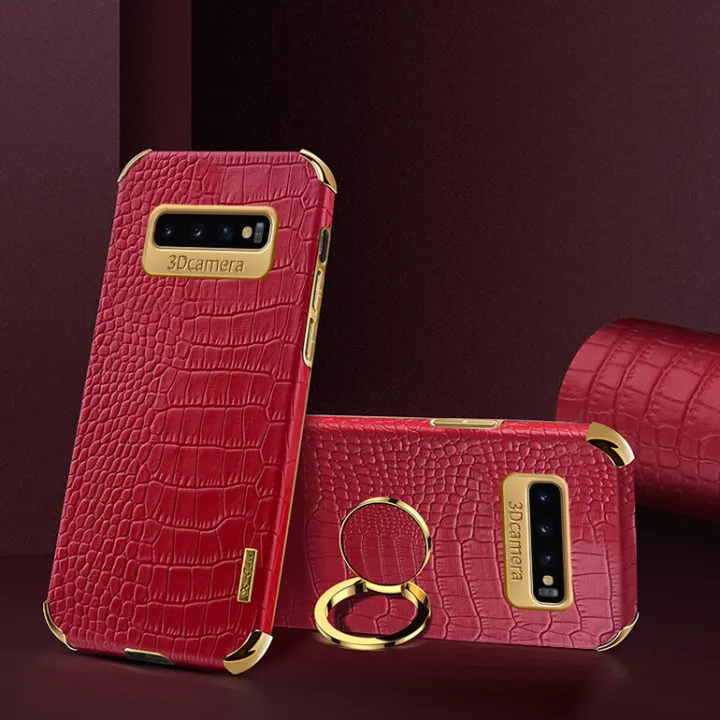 Casing%20for%20Samsung%20Galaxy%20S10%205G%20Crocodile%20Pattern%20360%20Degree%20Rotating%20Ring%20Cover%20Compatible%20with%20Magnetic%20Car%20-%20Image%207