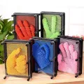 Novelty Clone Toy Home Decoration Fingerprint Painting Pin Art Board Hand Model. 