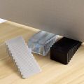 1 Pcs Heavy Duty PVC Rubber Wedge Door Stopper- Safety Door - Non-Slip Windproof Finger Protector for Home and Office - Large/Medium (70x28x19mm/95x38x28mm).