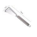 【hot】 Fruit Carving Knife Triangular Shape Stainless Steel Push Knife Peeling Scraper Chef Fruit Platter Artifact Food Carving Mold. 