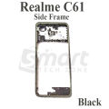 For Realme C61 Side Frame + Back Panel Housing + Camera Glass Back shell Replacement Spare Parts. 