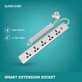 Super Star Smart Extension Socket 2 PIN 5 Socket. 