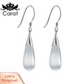 Fashion Opal Waterdrop Hook Earrings Flower Leaf Earring Jewelry for Women Gift. 