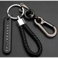 Anti-Lost Car Key Pendant Split Rings Keychain Phone Number Key Ring Keychain for Car and Motorbike.