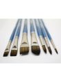 Mont Marte Oil Brushes In Wooden Box 7pc.