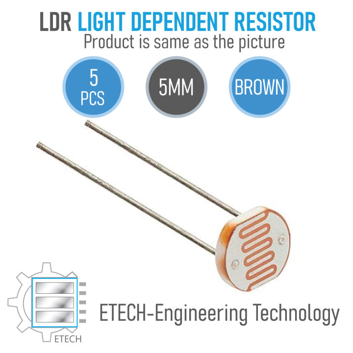 Light Dependent Resistor LDR 5MM Photoresistor Photoconductive resistance
