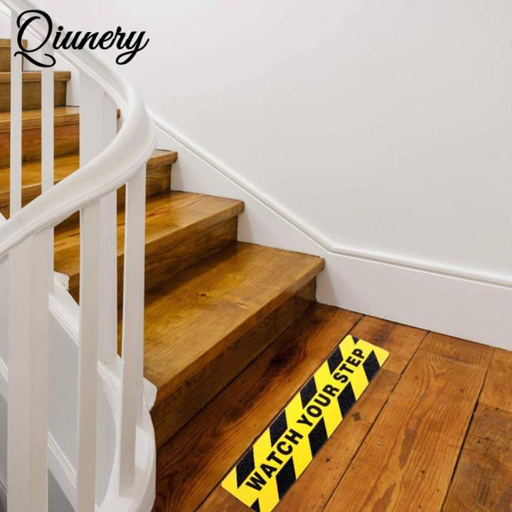 Safety Step Sticker 6pcs Watch Your Step Floor Decals Stickers Non-slip Warning Sticker ...