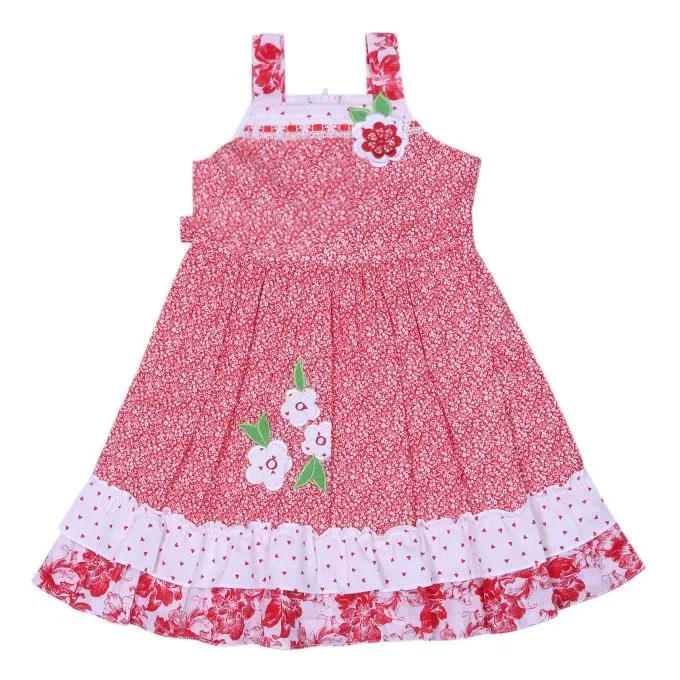 White%20and%20Red%20Georgette%20Frock%20for%20Girls%20-%20Image%202