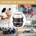 Cooking Lunch Box (3 Layers Electric Lunch Box, 2L Portable Electric Heating Lunch Box). 