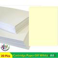 Cartridge Paper Off White (A4) - 20 Pcs. 