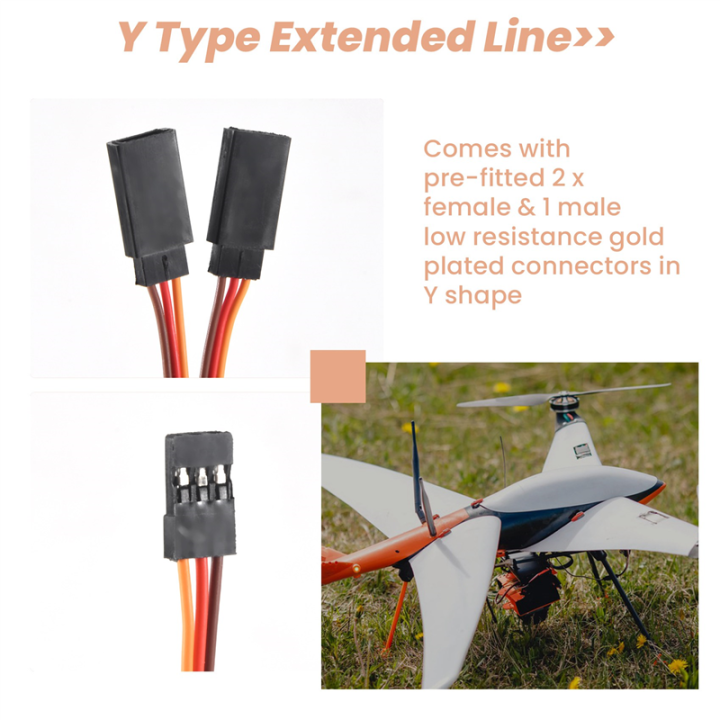 5Pcs%20150mm%20Y%20Type%20Extended%20Line%20Extension%20Lead%20Wire%20Cable%20-%20Image%206