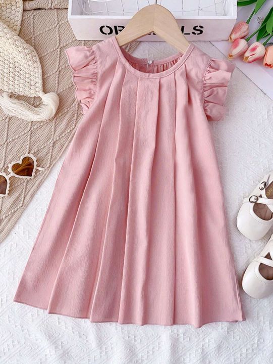 Kid%E2%80%99s%20Young%20Girl%E2%80%99s%20Fashionable%20Dress%20with%20Solid%20-%20Image%206