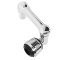 1080 Degree Swivel Faucet Aerator, Bendable Universal Faucet Aerator Easy Cleaning for Balcony Faucet for Basin Faucet.