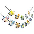 Pokemon Pikachu birthday party Disposable decorations tableware Set Plate Cup cake topper Birthday Party Supplies Action Figure. 