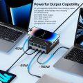 260W USB C GaN Charger Wireless Charger PD3.1 QC3.0 Fast Charger PPS 5-Port Fast Charging for MacBook Pro iPhone Samsung Laptop. 