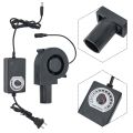 Adjustable Blower Fan For BBQ Heater Blower Air Blower Cooking Portable Machine For Home Vents Tools.