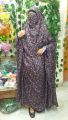 Jilbab Bat Sleeve Hooded Robe Muslim Women Hijab Prayer Garment Jilbab Abaya Full Face Middle East Dubai Dress Islamic Clothing. 