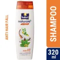 Parachute Naturale Anti Hair Fall Shampoo with Henna & Coconut Milk| For Strong & Thick Hair| Reduces Hair Fall| Paraben Free, 100% Vegan| All HairTypes| 320 ml. 