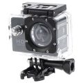 Full HD 1080P Waterproof Sports Action Camera 12MP - Black.