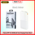 Remax RPP-26 20000mAh Powerbank 2 Inputs Type C Micro USB 2 Output USB Type C Fast Charging Power Bank for Smartphones. 