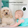 WiFi Room Thermometer Temperature Humidity Monitor Smart Temperature Humidity Monitor with LED Backlit Display. 