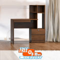 High Quality Computer Table | Study Table | Reading Table | Laptop Table with Two Drawes & Shelves Storage by Modern Home Furniture. 