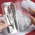 M & G Premium New 8-Piece Geometry Set with Case - Elegant Office & School Essentials.