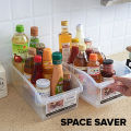 Locaupin Plastic Multifunctional Kitchen Organizer Food Storage Pantry Cabinet Fruits Vegetables Fridge Container Bin. 