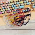 Car Stickers Arsenal Football Laser Reflective Decoration For Fuel Tank Cap Windshield Trunk Bumper Motorcycle Helmet Laptop Phone.