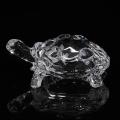 Crystal Glass Turtle : Glass Tortoise for Good Luck Crystal Set of for Wealth and Good Luck Sign Statue Showpiece. 