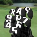 Golf Iron Covers,Neoprene Golf Iron Covers Set ,Golf Club Head Covers for Iron Club Fit All Golf Iron Cover,A. 