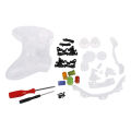 Clear Full Housing Shell Case Cover for Xbox 360 Wireless Controller. 