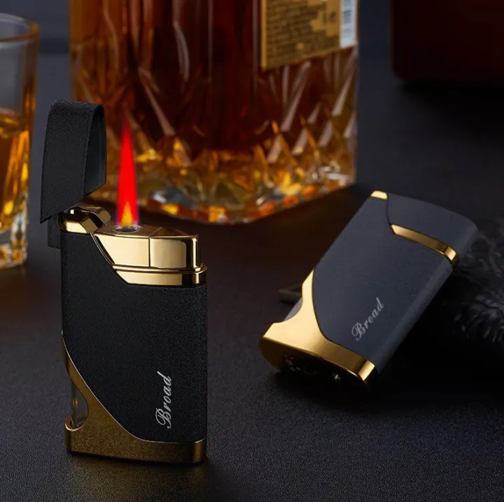 HOT%20Metal%20Windproof%20Torch%20Turbine%20Butane%20Gas%20Lighter%20Outdoor%20Cigar%20Kitchen%20Barbecue%20Blue%20Flame%20Large%20Fire%20Lighter%20Men's%20Gift%20-%20Image%209