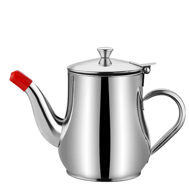 500ml Sell Well 24oz kitcher Oil Dispenser Bottle Stainless Olive Oil Dispenser Stainless Steel Cooking oil Filter Pot