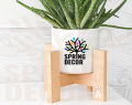 Plant Pot Holder Flower Pot Holde Bonsai Holder Rack Wood Stand SPPH012. 