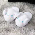 Sanrio Kawaii Cinnamoroll Slippers That Move Ears Anime Cartoon Cute Spring Summer Autumn Winter Slippers Home Slippers. 