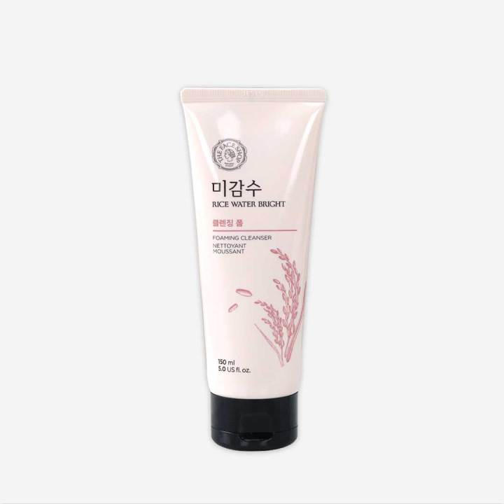 THE FACE SHOP Rice Water Bright Cleansing Foam (150 ml) | Daraz.com.bd