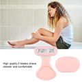Mini Armpit Leg Face Hair Woman Trimmer Shaver Manual Shaving Women's Razor Trimmers 6 Layer Blades Razor For Female Bikini. 