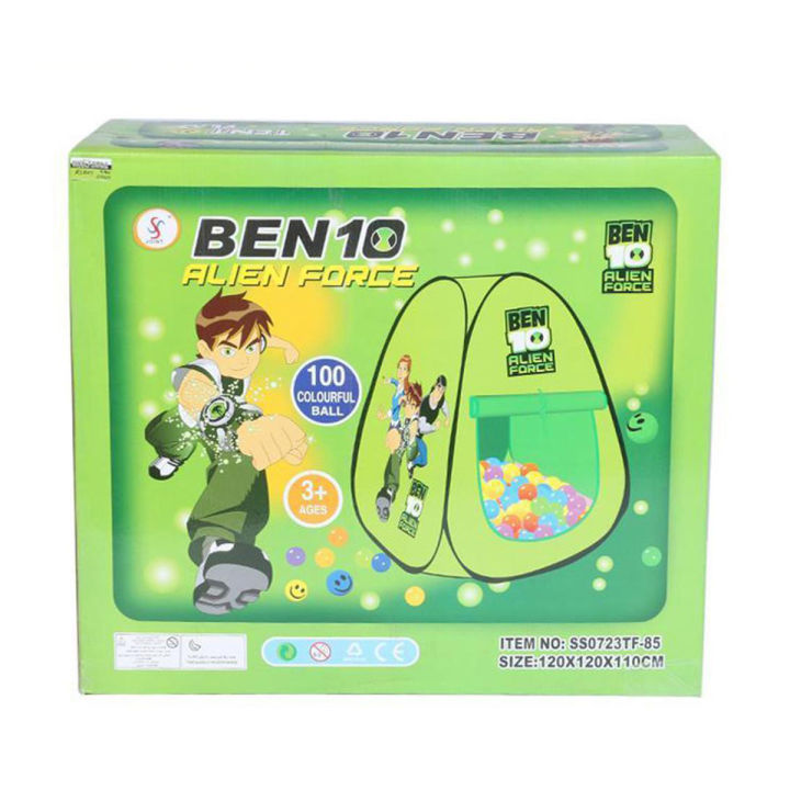 Ben%2010%20Tent%20House%20With%2050%20Ball%20-%20Green%20-%20Image%203