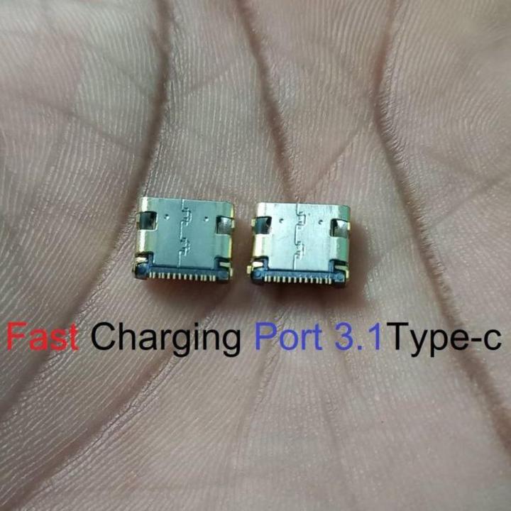 2Pcs- 14 Pin TYPE C Socket Fast Charging Port 3.1 Type C Female Connector 14 Pin Type C USB Socket Adapter Soldering Repair For Mobile Phone Charger