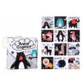Baby Clothes Book Soft Black and White High Contrast Visual Stimulation Book Toddler Early Learning Educational Book Sensory Toy SnowWhite. 