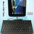 Wired English Keyboard for TESCO Hudl 2 8.3"/Hudl 7 Inch/Windows Connect 7 8  Anti-fingerprint USB Keyboard+Bracket. 