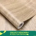 Wood grain self-adhesive wall stickers waterproof PVC wallpaper mural furniture decoration stickers home wallpaper 4x2 feet. 