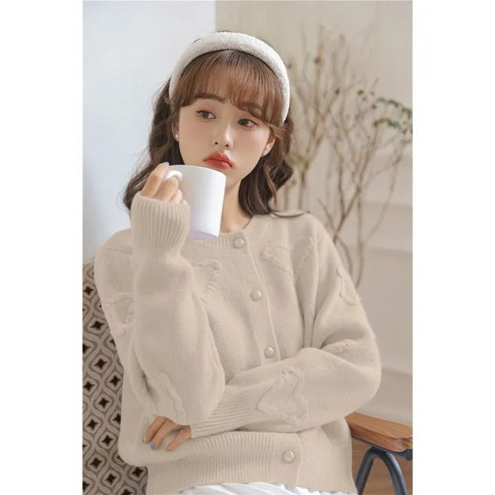 Fresh%20Sweet%20Purple%20Sweater%20Coat%20for%20Women%20Autumn%20and%20Winter%20New%20Gentle%20Western%20Style%20Student%20Knitted%20Cardigan%20-%20Image%204